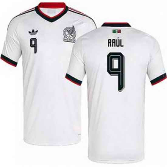 Youth 9 Mexico Raul Jimenez 2026 Replica White Jersey 4